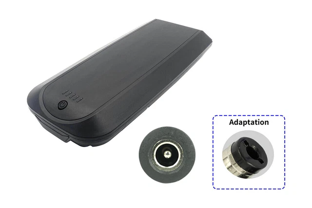 E-Bike Akku 48V 10.4Ah-14Ah - Lithium-Ionen Mit Ladegerät & Diebstahlsicherung