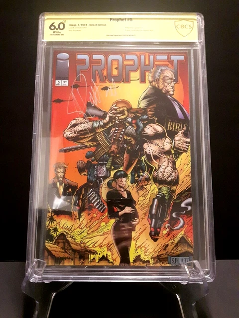 PROPHET #5  CBCS 6.0 (not CGC) White pages Verified Signature Stephen Platt