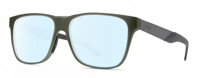 Smith Lowdown Stahl Unisex Blau Licht Brille Moos Kristall Grün & Rotguss 56mm