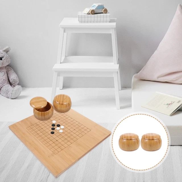 Boîtes Rangement échecs - 2 Boîtes Avec Couvercle - Plastique Blanc/noir Pour Pièces