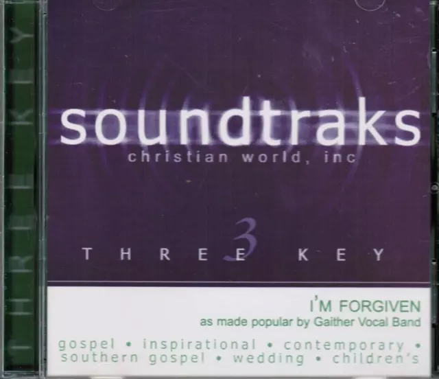 I'm Forgiven - Gaither Vocal Band - Christian Accompaniment Track CD