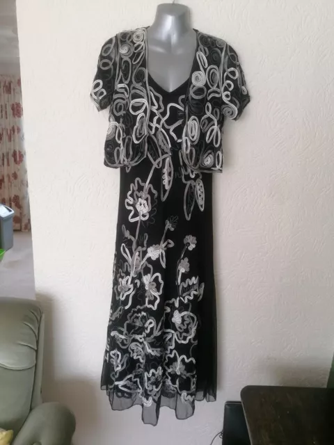 NEW LADIES NIGHTINGALES Cornelli Navy Pink Dress And Shrug RRP