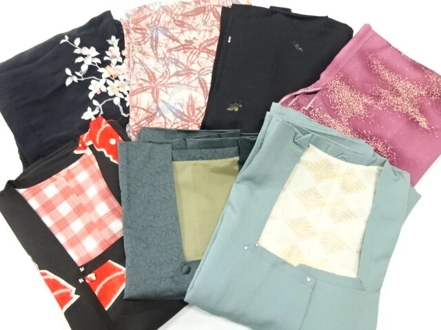 41106# Japanese Kimono / Antique Haori & Coat / 7 Pics