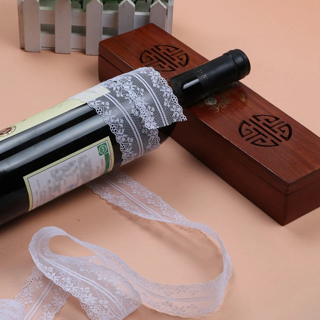 Nastro Decorativo Con Frange - 10m X 20cm - Per Cucito Fai Da Te, Costumi E Decorazioni - Nero