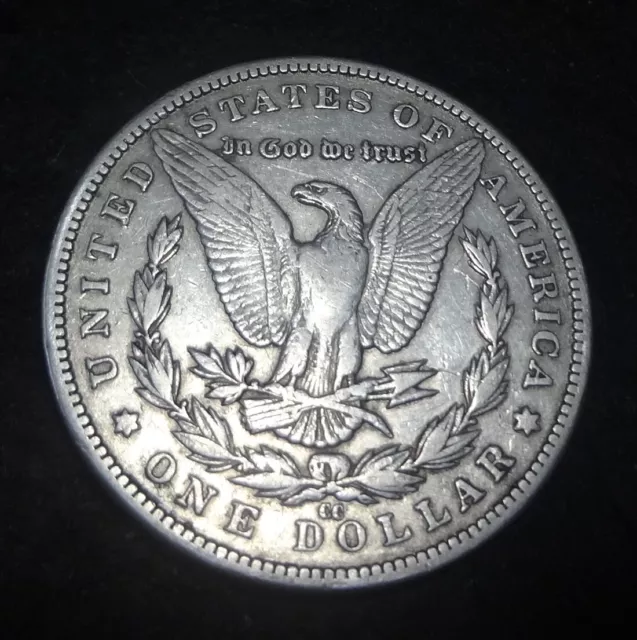 1883-CC Morgan Silver Dollar - Choice VF+ details from the Carson City Mint