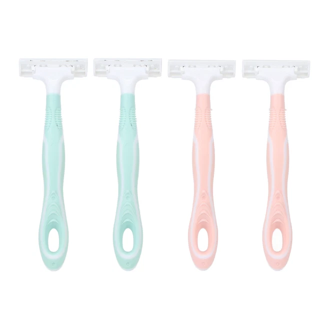 4 Pack Women's On 3 Floors Non Slip For Women Hair Removing 2BB