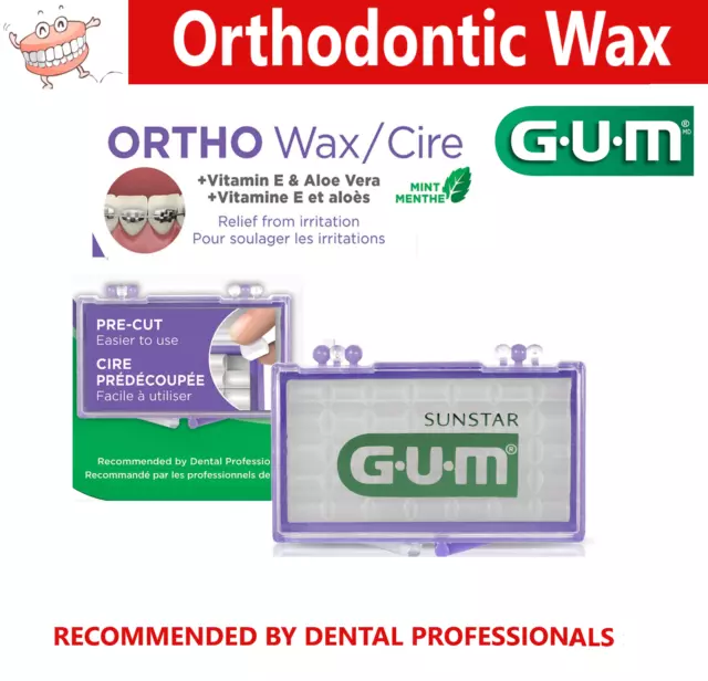 Dental Orthodontic Ortho Wax Sunstar Gum Wax For Braces Gum Irratation, USA