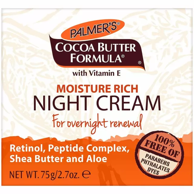 Palmer's Cocoa Butter Formula Moisture Rich Facial Night Cream, 75 g