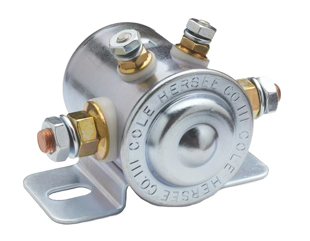 Cole Hersee (24059-BP) 12V Insulated SPST Continuous Duty Solenoid