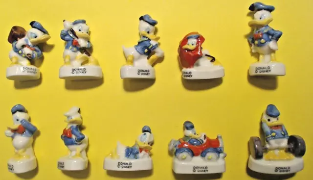 FEVES  DISNEY -DONALD DUCK -  série complète  ..ref. KW 18