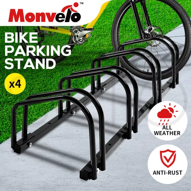 4 Bikes Stand Bicycle Bike Rack Floor Parking Instant Storage Cycling Portable