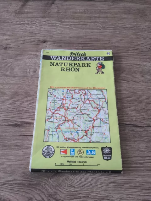 Fritsch Wanderkarte Naturpark Rhön Nr. 68 - Maßstab 1:50000 - 6. Auflage