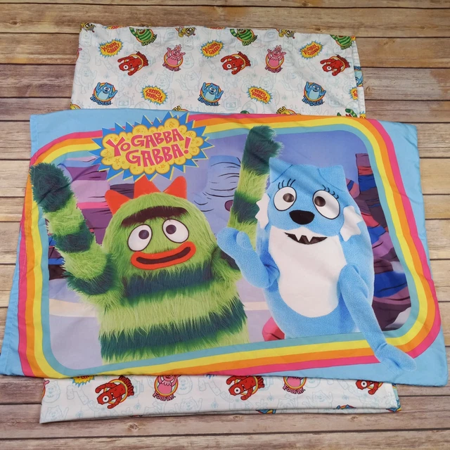 Yo Gabba Gabba Flat Toddler Bed Sheet And Pillowcase 2012