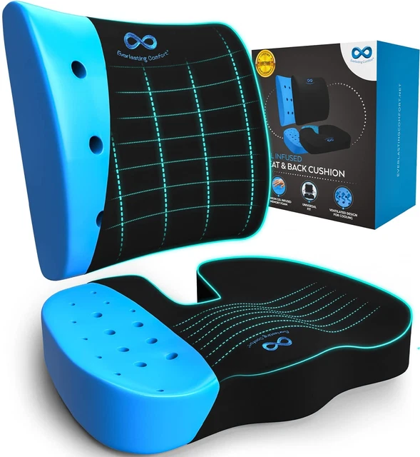 Everlasting Comfort Coussins D'Assise Ergonomiques – Coussins Lombaires Sensible