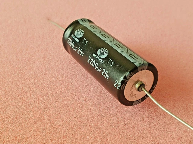 ELETTROLITICO ASSIALE 1000UF 35V 13X27MM REC