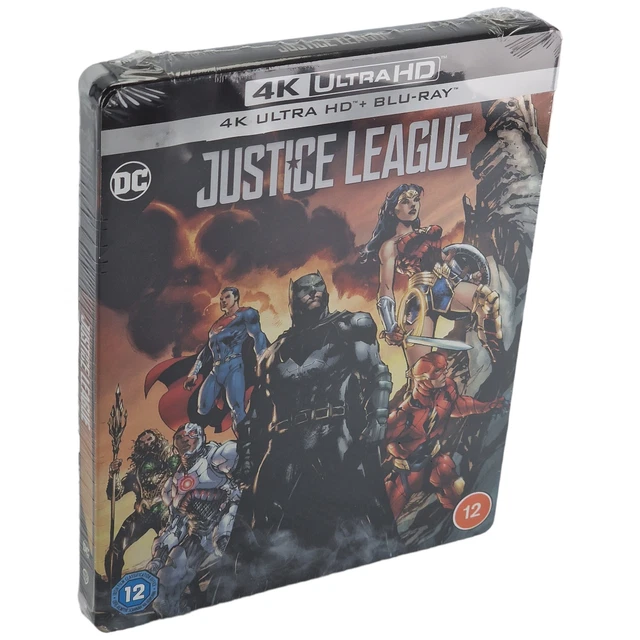 Justice League 4K Blu-ray Ultra HD SteelBook Zavvi 2020 Zone Free VF Neuf