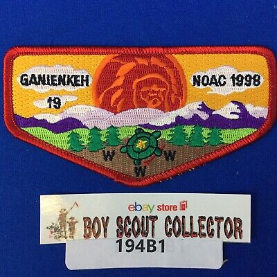 Boy Scout OA Ganienkeh Lodge 19 1998 NOAC Order Of The Arrow Pocket Flap Patch