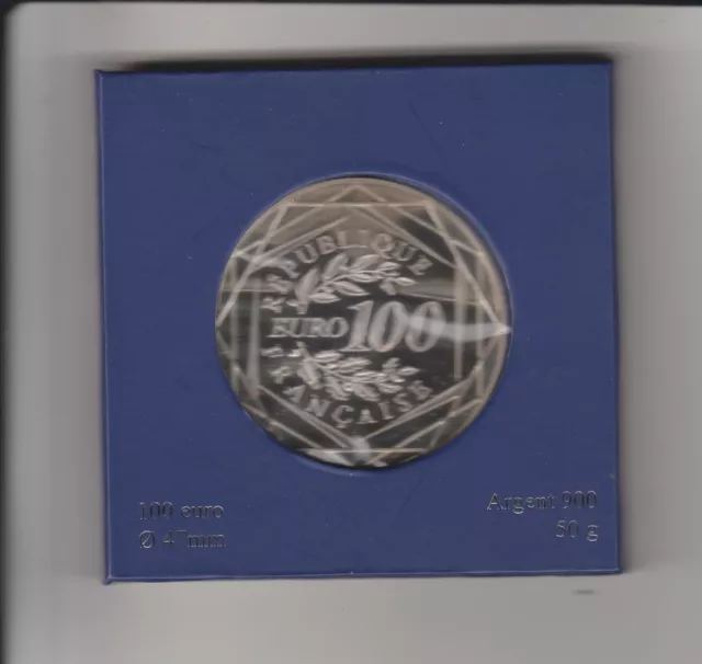 2012 - FRANCE - Pièce de 100€ en ARGENT - HERCULE - scellé par Monnaie de Paris