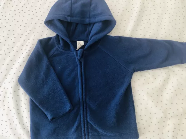 Tiny Ted baby boy zip up hoodie, age 3-6 months