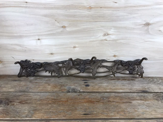 Cast Brass Bronze Monkey Wall Hooks Coat Hat Towel Rack Decorative