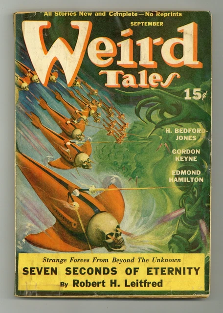 Weird Tales Pulp 1st Series Sep 1940 Vol. 35 #5 GD/VG 3.0 TRIMMED
