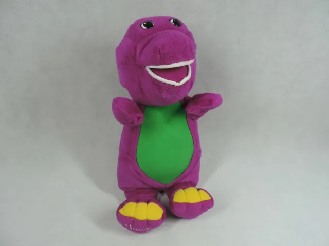 Vintage Barney 16" Plush Stuffed Singing Talking Doll Fisher Price 2001 Works