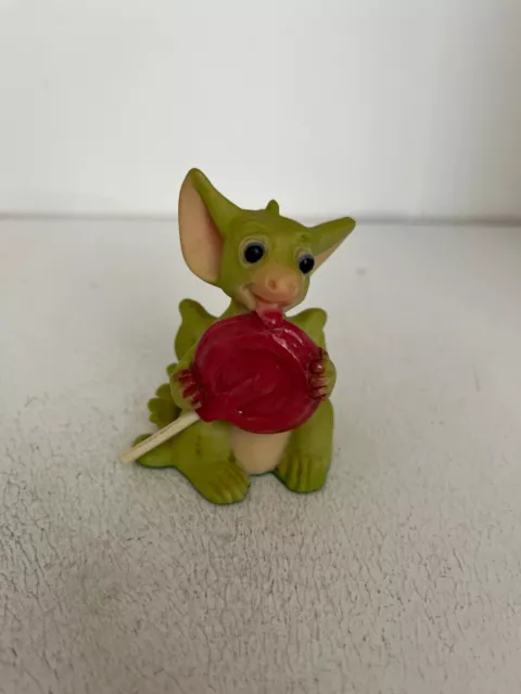 Real Musgrave Handmade Pocket Dragon Ornament Lollipop 1997 Model Resin Figurine