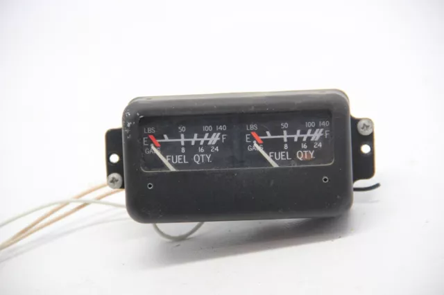 Cessna 172 Rochester Fuel Quantity Dual Cluster Gauge, C669562-0109 / 6247-00133