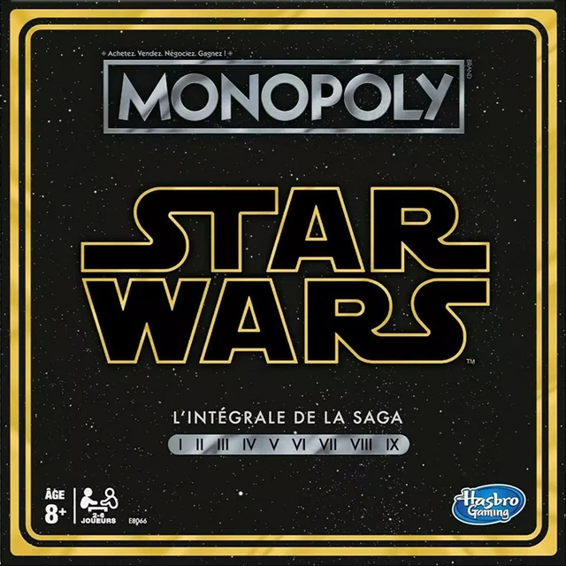 Monopoly Star Wars Édition FRANCE 2015 - 40e Anniversaire - Comme Neuf Complet