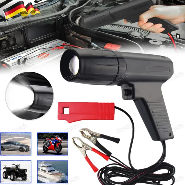 Pistola luce di accensione digitale lampada stroboscopica veicolo per sistemi 12 Volt momento di accensione
