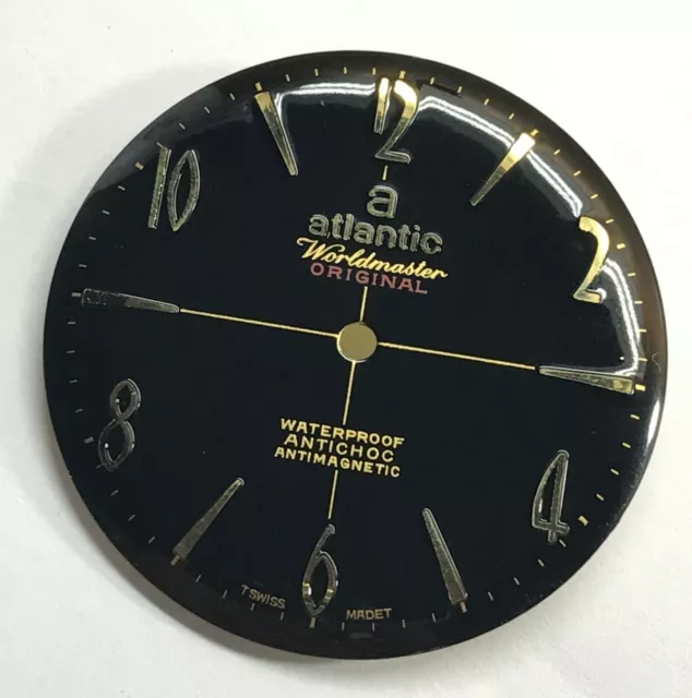 Atlantic WorldMaster Wrist Watch Dial Part 33.5mm  Swiss Made #233