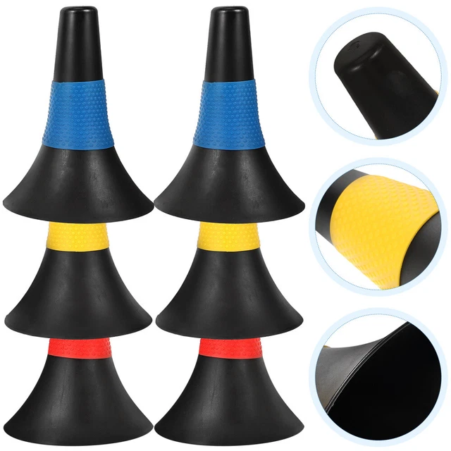 6 pezzi coni allenamento calcio, coni calcio multifunzione,
