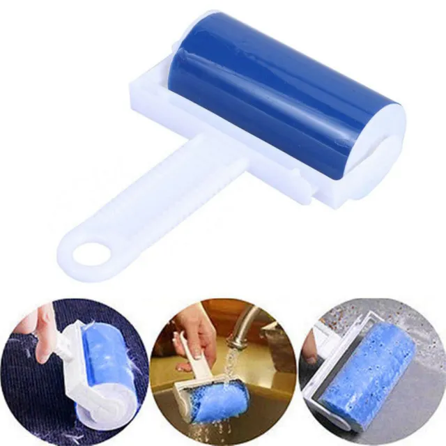 Washable Roller Cleaner Lint Sticky Picker Pet Hair Clothes Fluff Remover