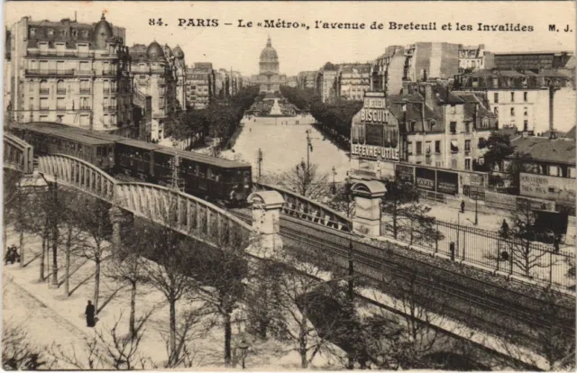 CPA PARIS 7th Le Metropolitain Avenue de Breteuil (998151)