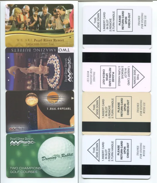 Pearl River Resort Hotel Room Key Cards Used 4 All Different Free Shipping