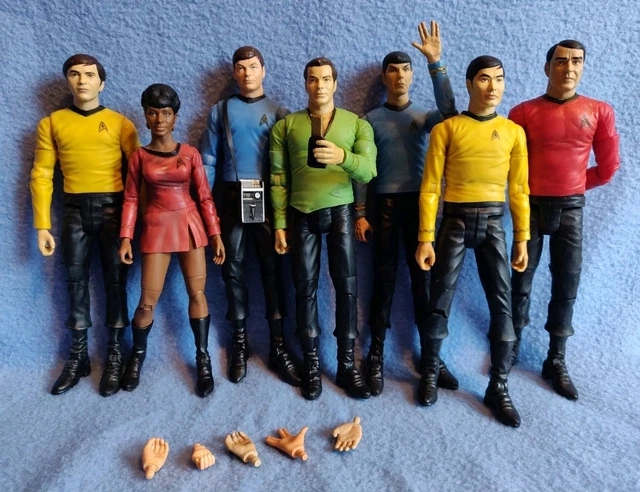 STAR TREK THE Original Series x7 Diamond Select 7 Inch Figures. Kirk ...