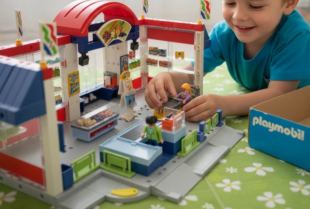 PLAYMOBIL 3200, SUPERMARCHÉ Supérette City Life Vintage Collection