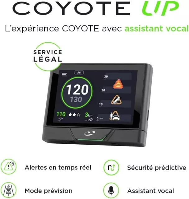 COYOTE UP 3,5" - Détecteurs de radars - Dangers, Trafic et Perturbations direct