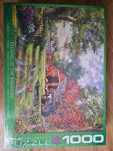 eurographics 1000 piece puzzle collection made in USA sealed new box