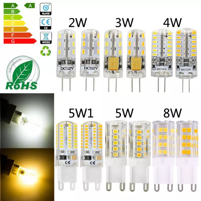 G4 G9 LED Bulb 2W 3W 4W 5W 8W Capsule Light Bulbs Lamps Corn Halogen 12V 220V