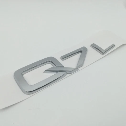 Emblème 3D Pour EcoSport Logo Chrome Argent Voiture Cofe Arrière Couvercle Lettres Badge