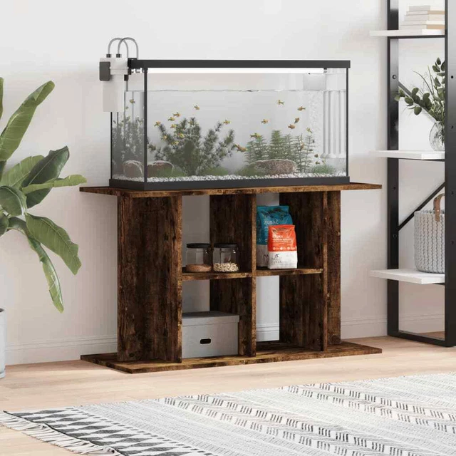SUPPORTO ACQUARIO 100X40X60 Cm In Legno Multistrato Rovere Fumo EUR 94 supporto-acquario-100x40x60-cm-in-legno-multistrato-rovere-fumo-eur-94