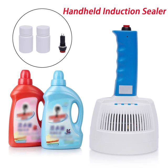 Handheld Induction Sealer Electromagnetic Induction Sealing Machine w/2 Bottles