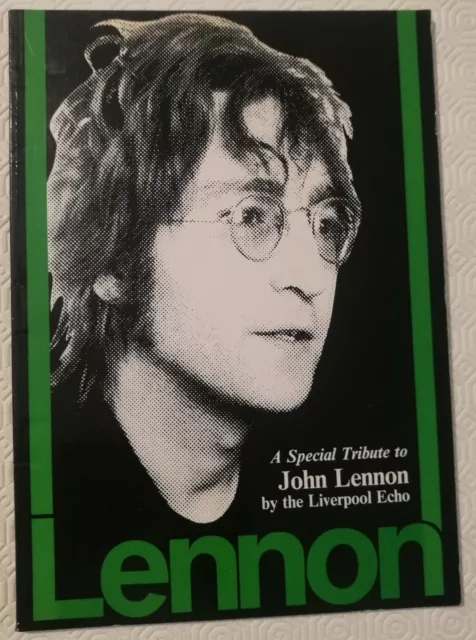 THE BEATLES A Special Tribute To John Lennon Liverpool Echo 9thDec1980 SoftBook