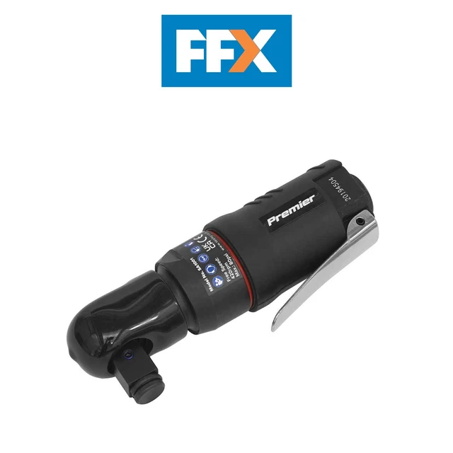 Sealey SA1001 2-in-1 Mini Air Ratchet Wrench 1/4In/1/2InSq Drive