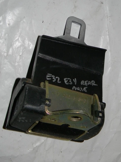 BMW E34 M5 730i 735i 740i 750i Sicurezza Sedile Cintura Regolabile Posteriore