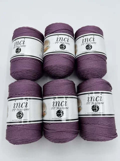 Anatolya 2mm Polyester Cord Crochet Bags Macrame Craft 6 x 100g Colour 1543