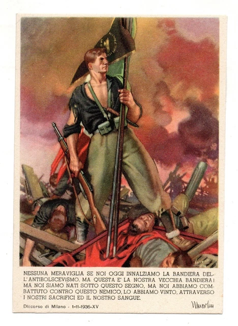 ITALIA - Cartolina Militare - Illustratore Boccasile -Non Viaggiata- (Rif.MP370)