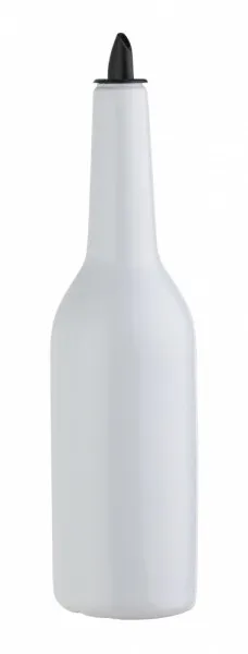 Bottiglia White Flair 750 ml Mixology Bar Plastica Allenamento Pratico Cocktail