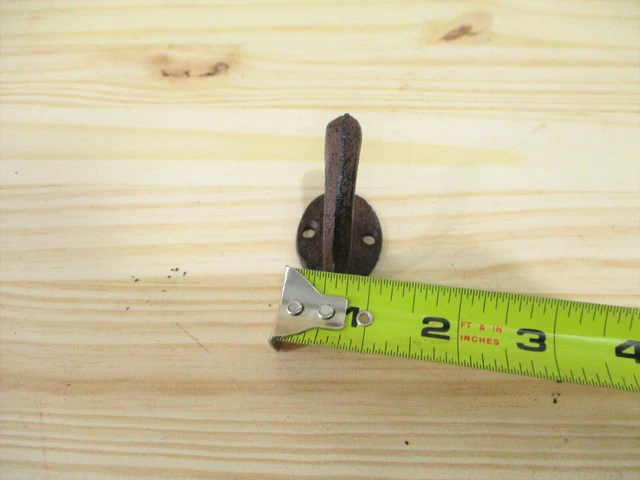 25 Small Rustic Coat Hooks Cast Iron Wall Mount Hat Hook Towel Cap Dog Leash Key 9